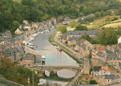 La Rance, port de Dinan 22100 Agence Fidelis immobilier Dinan
