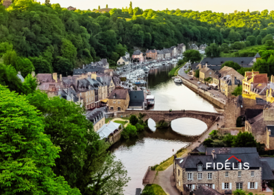Dinan 22100 vu du ciel présenté par Fidelis Immobilier